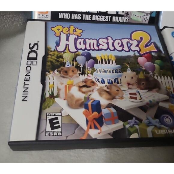 Lot 5 Nintendo DS Kids Games Spore Wipeout Petz Hamsterz 2 Big Brain Academy - Picture 6 of 8